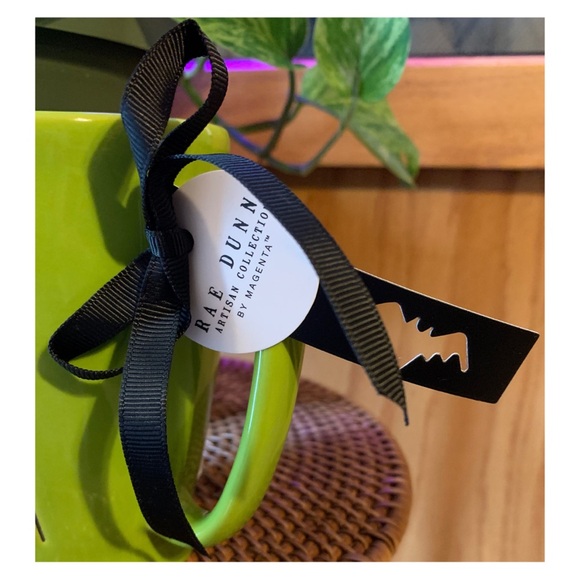 RAE DUNN “100% THAT WITCH” Limited Edition Coffee Mug in Green - 16 fl oz NEW! - Picture 3 of 6